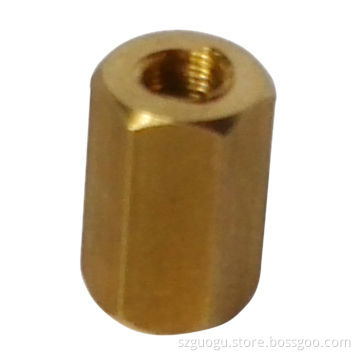 Hexagonal Nuts Connect, Made of Eco-friendly Lead-free Copper